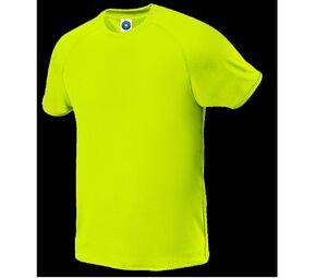 STARWORLD SW300 - Sports Tee Men Fluorescent Yellow