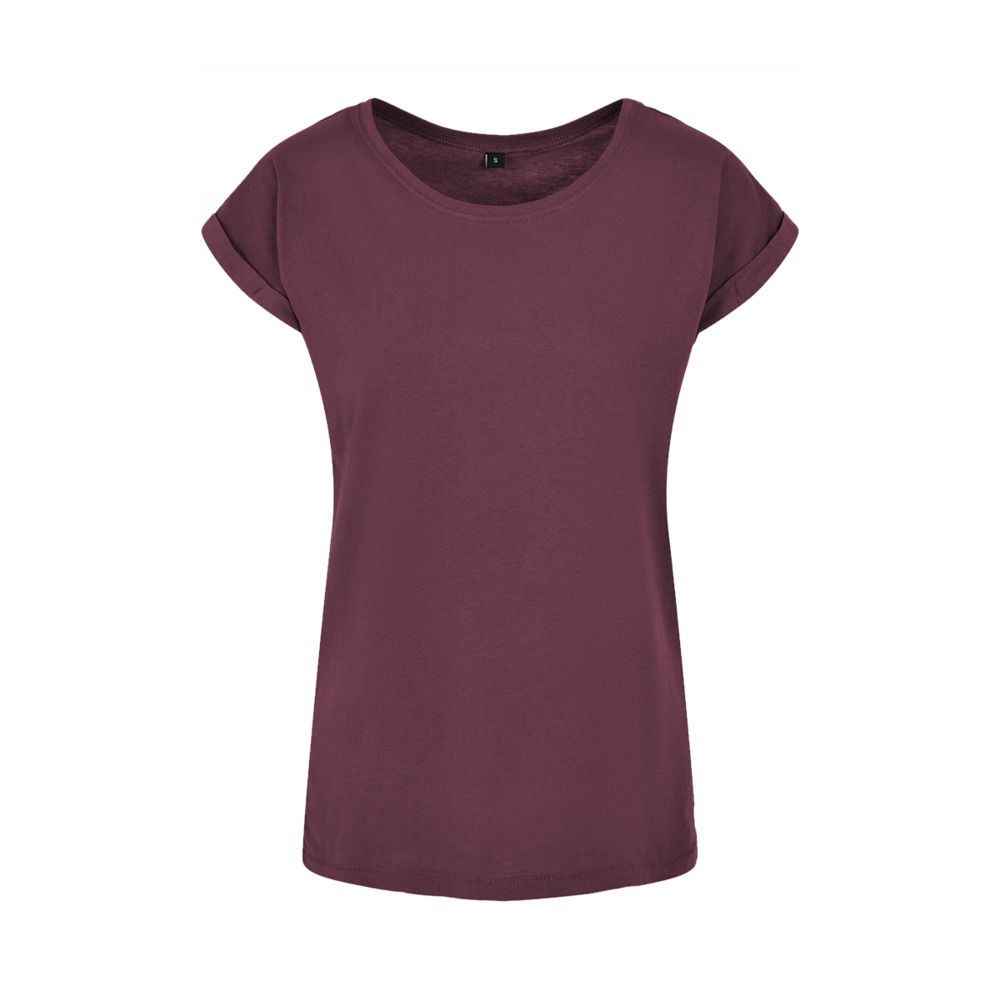 Build Your Brand BY021 - Ladies Extended Shoulder Tee