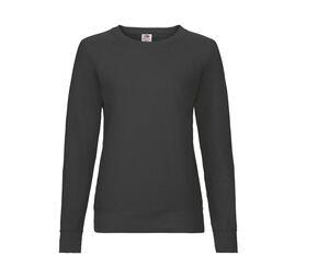 FRUIT OF THE LOOM SC361 - Lady-Fit Lightweight Raglan Sweat Light Graphite