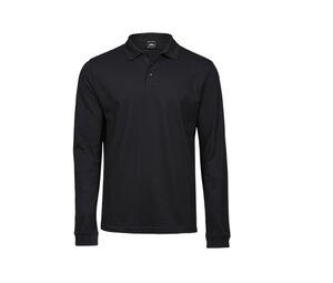 TEE JAYS TJ1406 - Polo stretch manches longues homme Black