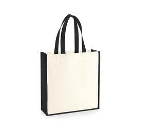 Westford mill WM600 - Gallery shopping bag Natural / Black