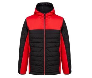 Finden & Hales LV660 - Puffer Jacket Black/Red