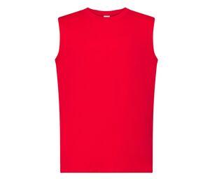 JHK JK406 - Men's sleeveless t-shirt Red