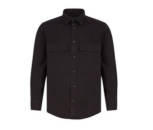 FRONT ROW FR054 - DRILL OVERSHIRT Black